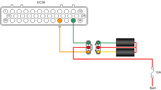 Two coil wiring diagram