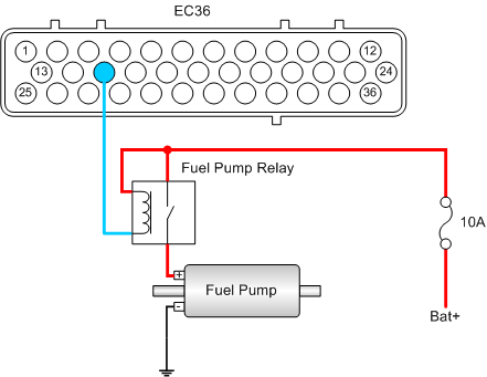 Fuel pump wiring diagram