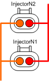 Parallel injector wiring diagram