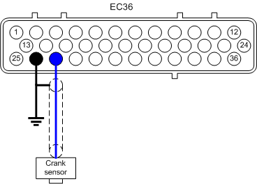 Primary VR sensor wiring diagram